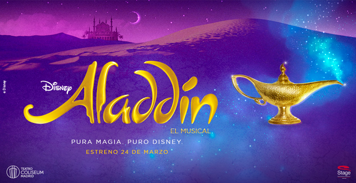 Aladdín, El Musical aterriza en Madrid el 24 de marzo de 2023.
