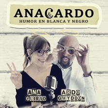 Anacardo, humor con blanca y negro
