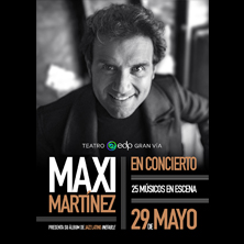 Maxi Mart&iacute;nez en concierto