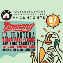 Burning, La Frontera, Rub&eacute;n Pozo y Lichis