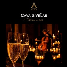 Cava y velas