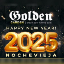 Cotill&oacute;n Nochevieja Golden Garden