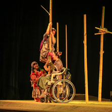 Camino a la escuela. Campi Qui Pugui