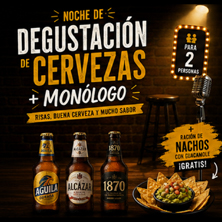 Degustaci&oacute;n de Cervezas + Mon&oacute;logo para 2 Personas