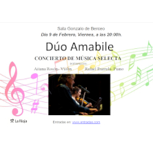 M&uacute;sica selecta. D&uacute;o amabile