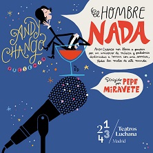 El hombre nada