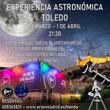 Experiencia astron&oacute;mica Toledo