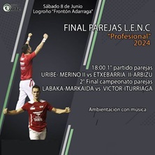 Final parejas profesional LENC