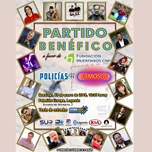 Partido de futbol Policias Vs Famosos