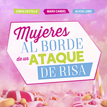 Mujeres al borde de un ataque de risa