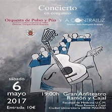 Concierto Conjunto de la Orquesta de Pulso y P&uacute;a de la UCM y