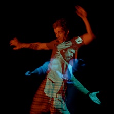 Sr. Mayor con Perro Oscuro Negro Mate