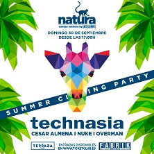 Fabrik: Natura Sunday Closing Party con Technasia