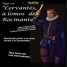 Viaja con CERVANTES,A LOMOS DE ROCINANTE