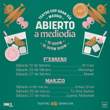 Abierto a mediod&iacute;a