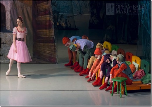 Ballet Blancanieves y los siete enanitos