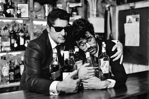 Dos machos verdes fritos