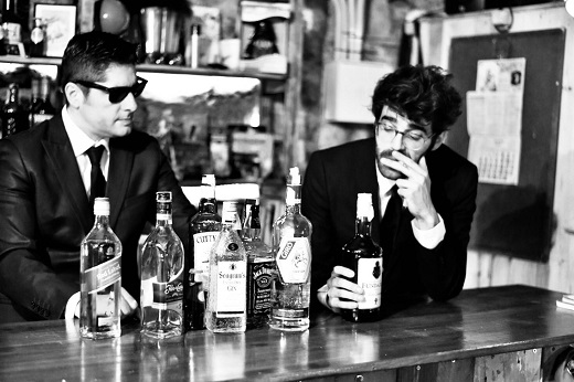 Dos machos verdes fritos