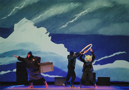 El gato con botas de lluvia