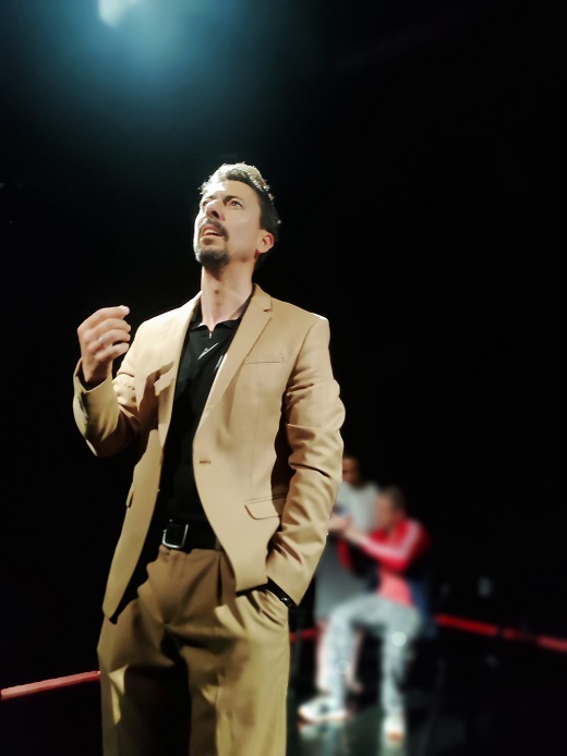 Sr. Mayor con Perro Oscuro Negro Mate