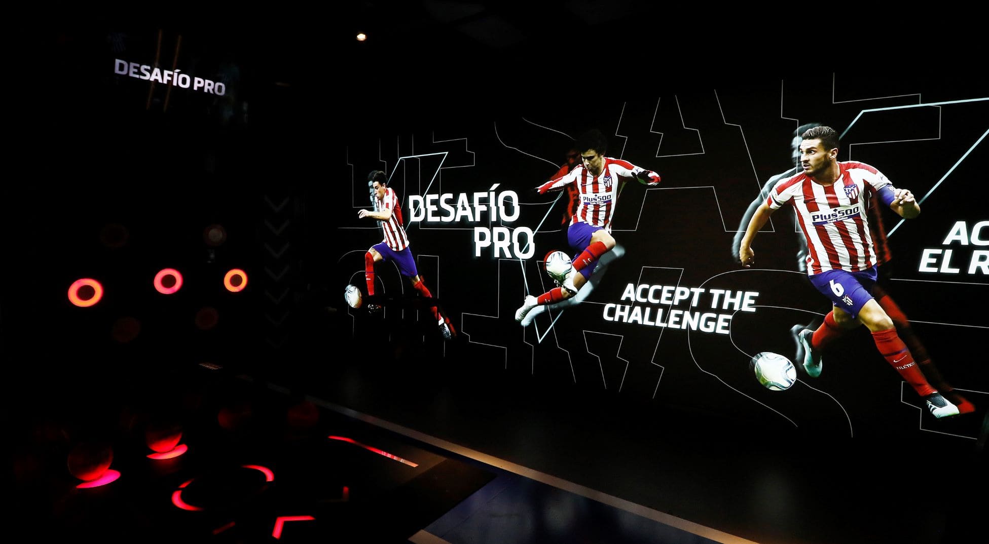 Tour por el estadio del Atl&eacute;tico de Madrid