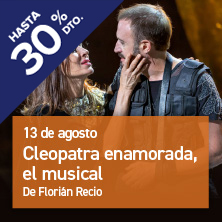 Cleopatra enamorada, el musical en C&aacute;parra