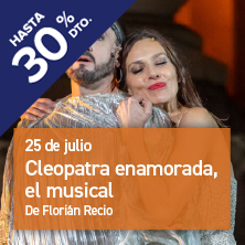 Cleopatra enamorada, el musical en Medell&iacute;n