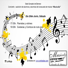 Audiciones Fin de Curso escuela "Musicalia"