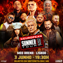WWE European Summer Tour 2026 Lisboa