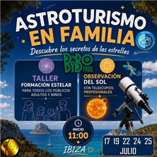 IBIZA ASTROTURISMO EN FAMILIA
