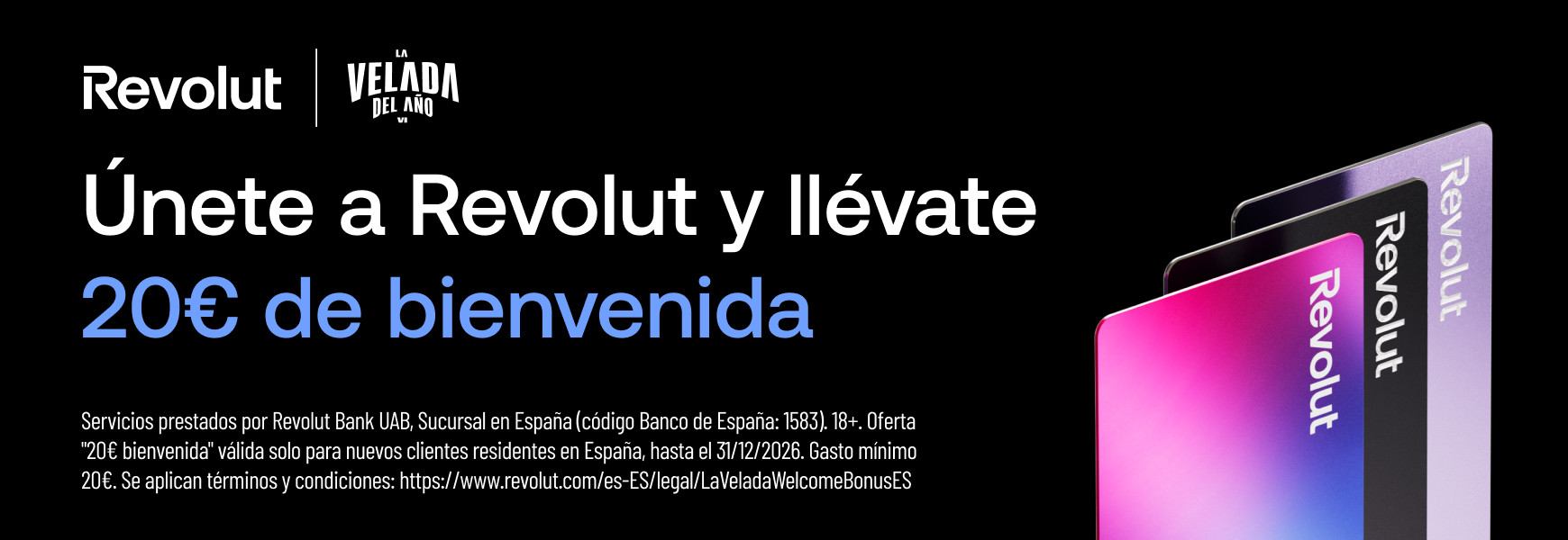 La Velada del A&ntilde;o VI - banner Revolut - Venta