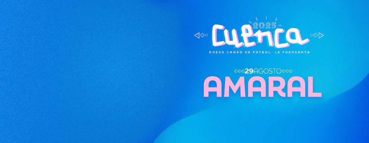 Entradas para Amaral en CUENCA, 29/08/2025 22:00
